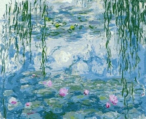 Water Lilies Nympheas Claude Monet Landscape Paint By Numbers