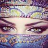 Oriental Eyes People Paint By Numbers