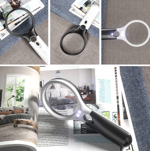 Hand Held Led Magnifying Glass