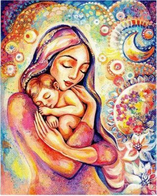 Motherhood Love paint by numbers