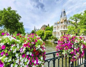 Bridges in Amsterdam Cities Paint By Numbers