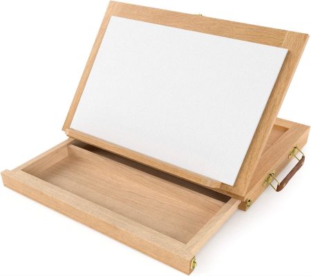Wooden canvas holder for paintingS