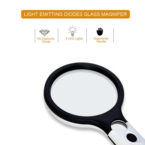 hand held lighted magnifying glass