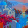 Santorini Europe Paint by numbers