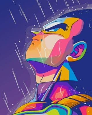 Vegeta Pop Art paint by numbers