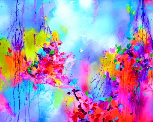 Aesthetic Abstract Colors paint by numbers