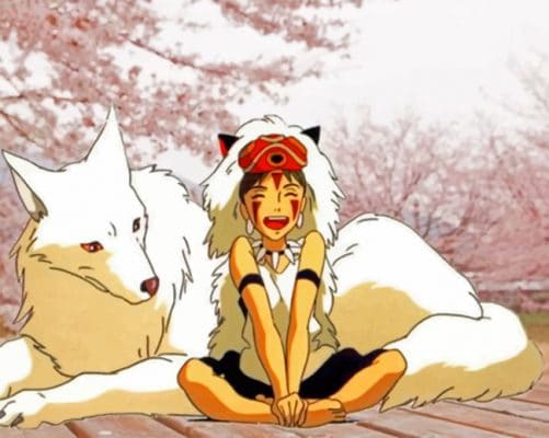 San Princess Mononoke Paint by numbers