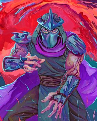 Super Shredder paint by number