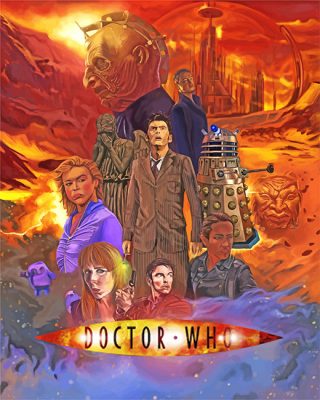 Doctor Who Sc Fiction Paint by numbers