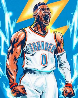 Russell Westbrook Paint by numbers