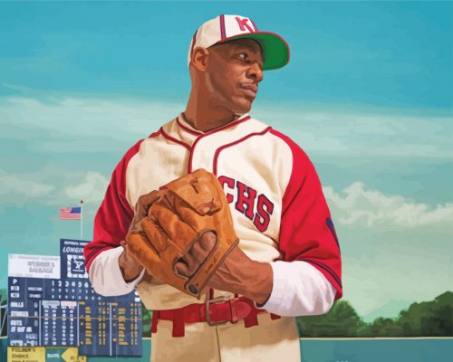 Satchel Paigsatchel-paige-colorpaint-by-numberse Color