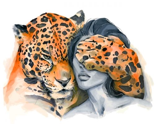 woman-and-tiger-paint-by-numbers