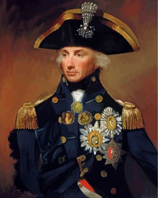 Admiral Nelson Paint by numbers