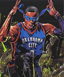 Player Russell Westbrook Paint by numbers