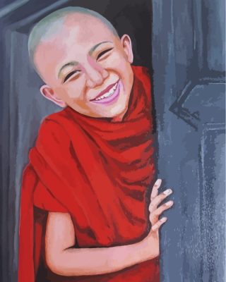 tibetan-child-monk-paint-by-numbers