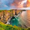 Cliffs of Moher Sea Ireland paint by numbers