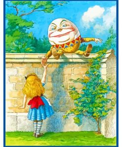Humpty Dumpty Alice In Wonderland Paint By Number