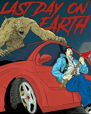 Last Day On Earth Poster Art Paint By Number