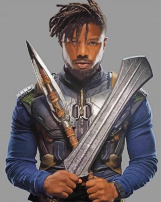 Marvel Killmonger Paint By Number