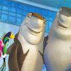 Shark Tale Cartoon Paint By Number