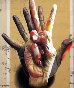 Aesthetic Graffiti Hands Paint By Number