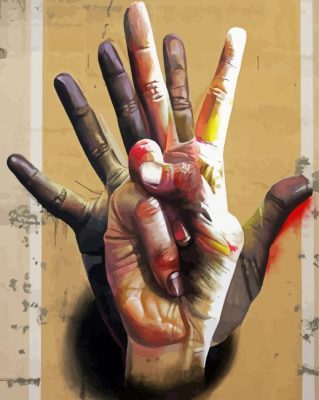 Aesthetic Graffiti Hands Paint By Number