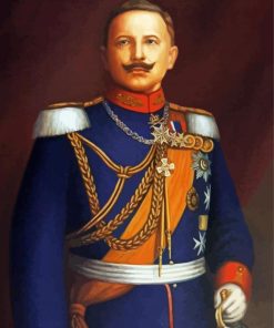 Kaiser Wilhelm II Portrait Paint By Number
