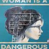A Well Read Woman Is A Dangerous Creature Poster Paint By Number