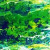 Abstract Green Art Paint By Number