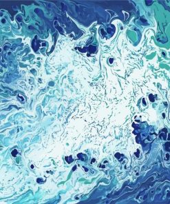 Abstract Ocean Paint By Number