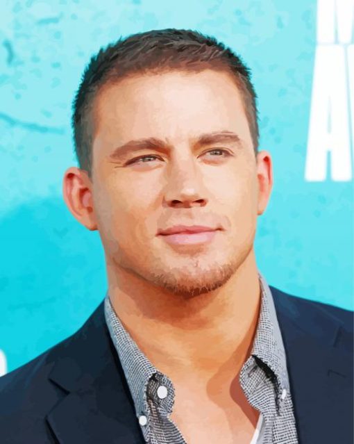 Actor Channing Tatum Paint By Number