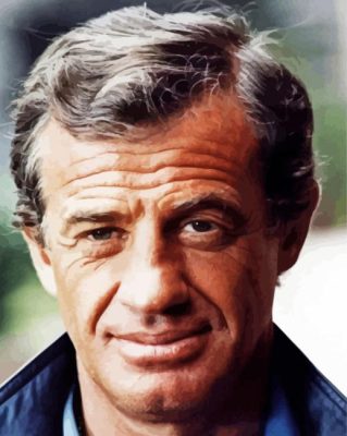 Actor Jean Paul Belmondo Paint By Number