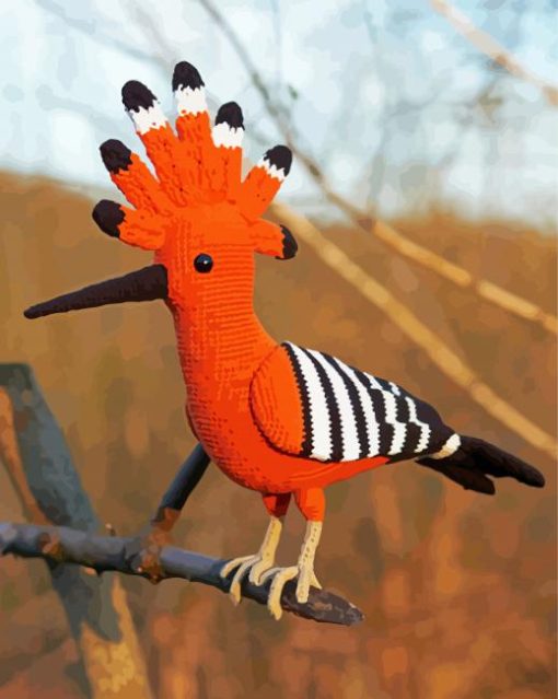 Aesthetic Hoopoe Paint By Number