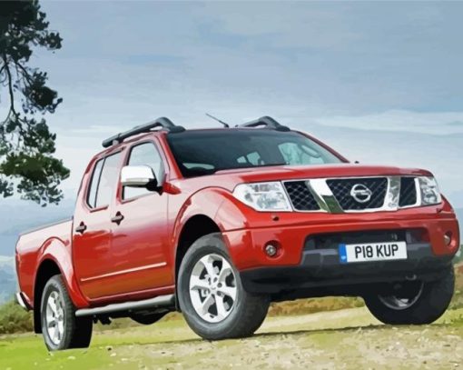 Aesthetic Nissan Navara D40 Car Paint By Number