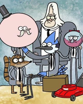 Aesthetic Regular Show Paint By Number