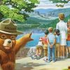 Aesthetic Smokey Bear Animation Paint By Number