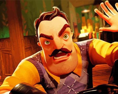 Aesthetic Hello Neighbor Art Paint By Number