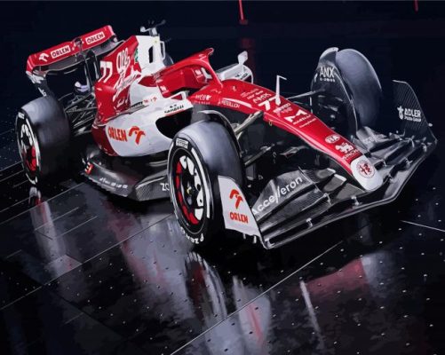 Alfa Romeo Sauber Racing Paint By Number