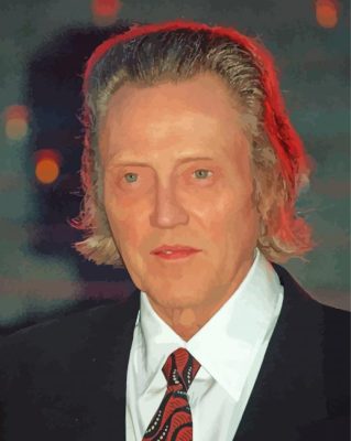 American Actor Christopher Walken Paint By Number