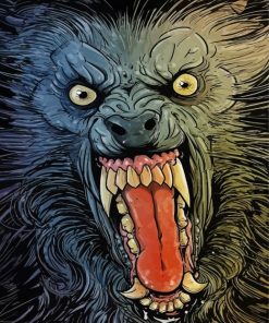 American Werewolf Art Paint By Number