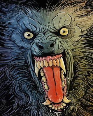 American Werewolf Art Paint By Number