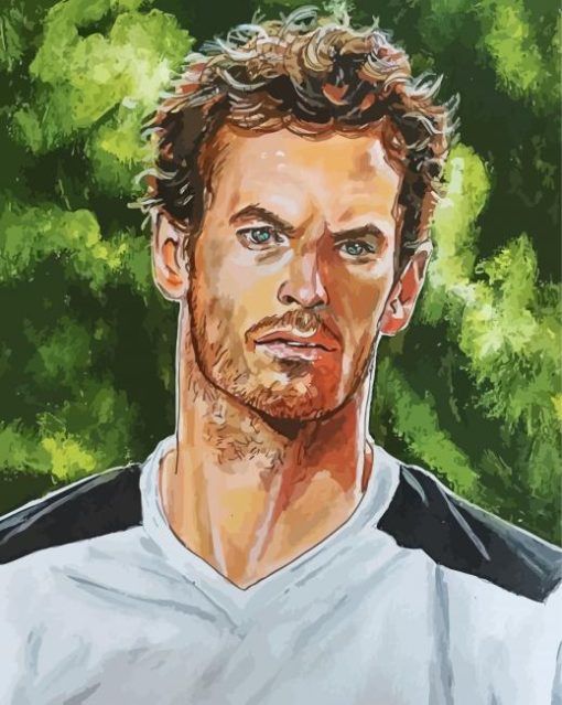 Andy Murray Art Paint By Number