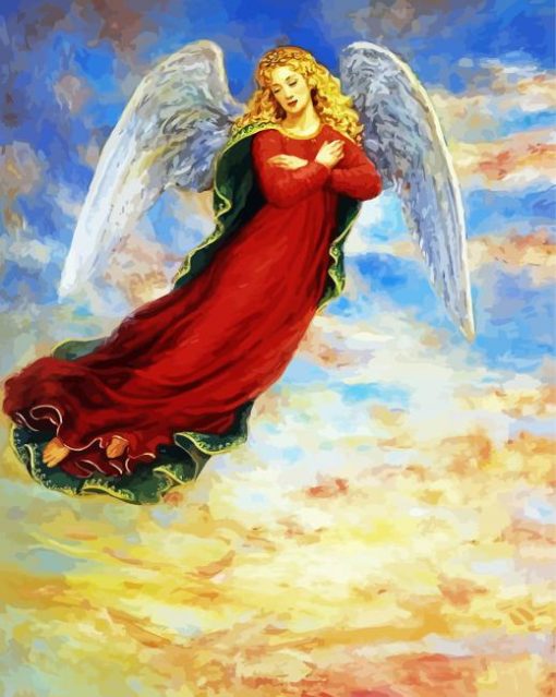 Angel In The Sky Paint By Number