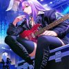Anime Rock Girl Paint By Number