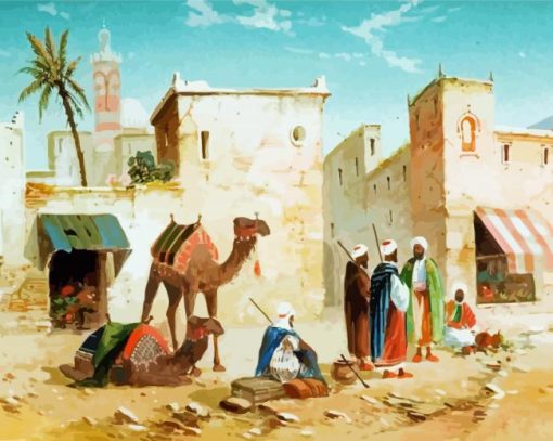 Arabian Scene Paint By Number