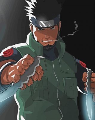 Asuma Sarutobi Character Paint By Number