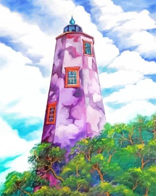 Bald Head Lighthouse North Carolina Paint By Number