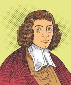 Baruch Spinoza Pop Art Paint By Number