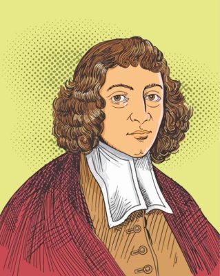 Baruch Spinoza Pop Art Paint By Number