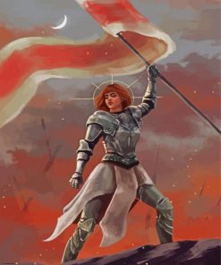 Belarusian Warrior Girl Paint By Number